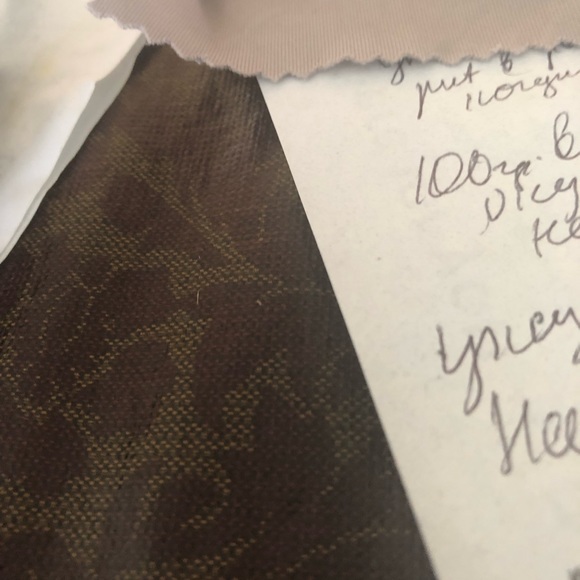 Large tote with two handles on chocolate color - Picture 4 of 4